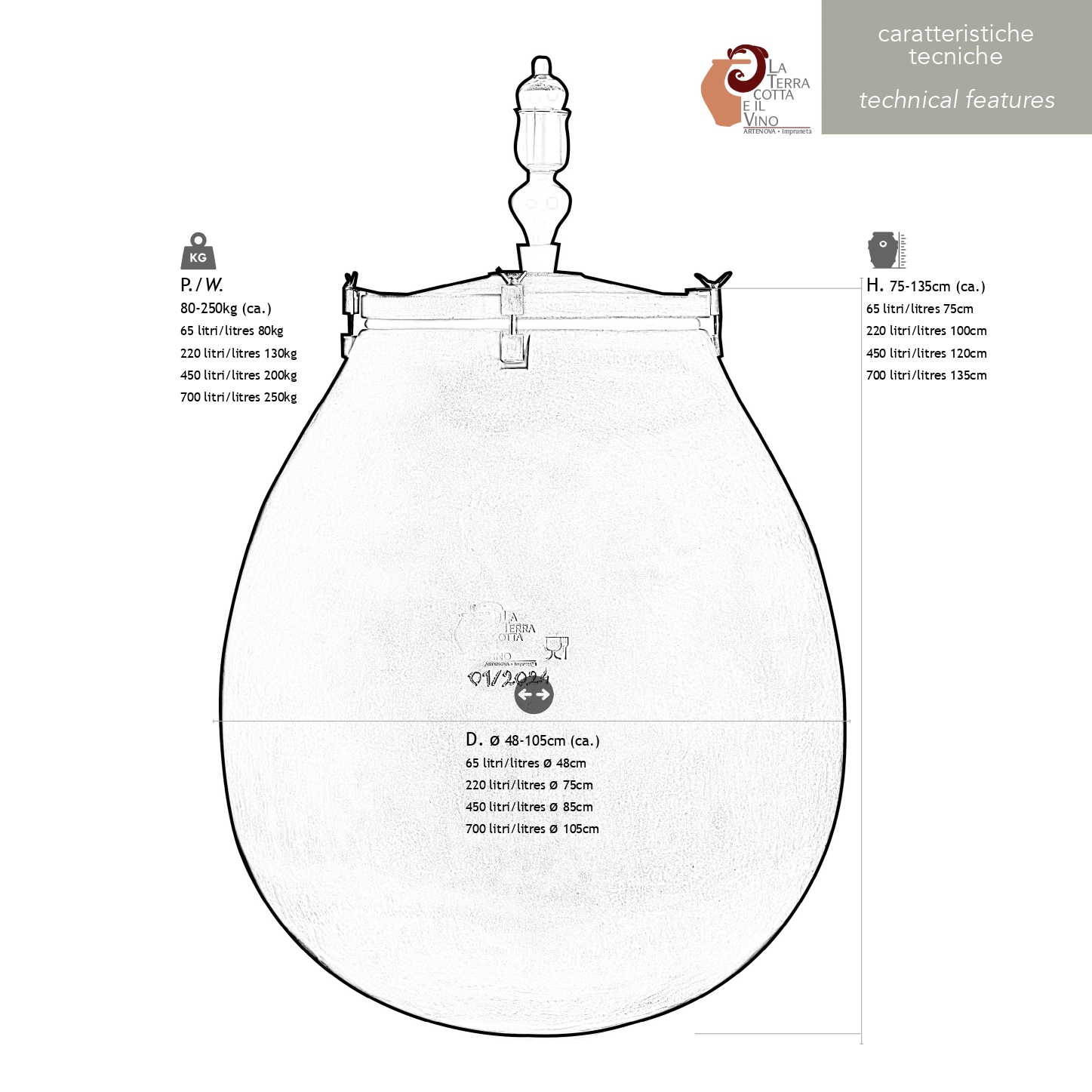 Egg-shaped jar